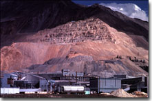This is a photograph of a surface mine in Colorado.